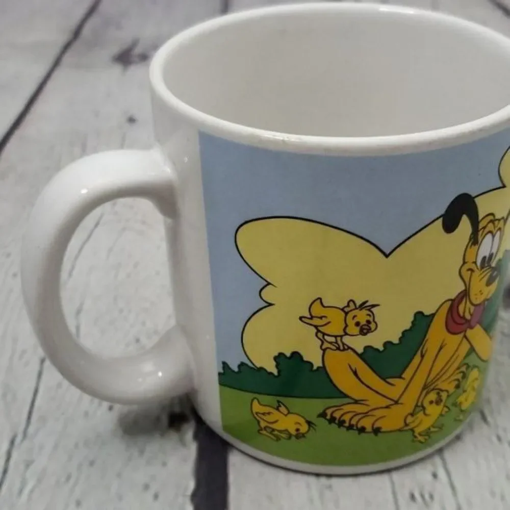 Vintage 80s Disney Applause Mickey & Minnie Coffee Mug